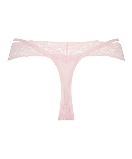 Elliena Extra Low V Thong, Pink