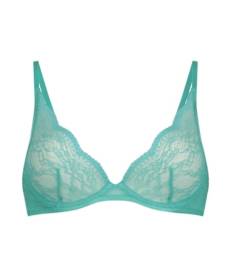 Isabelle Non-Padded Underwired Bra, Green