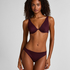 Neoprene Bikini Top, Purple