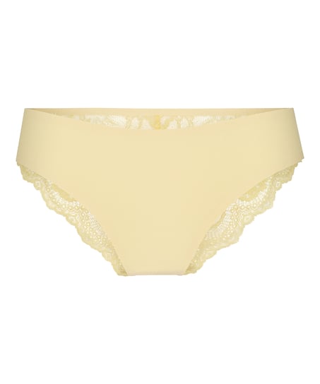 Invisible Lace Back Brazilian, Yellow