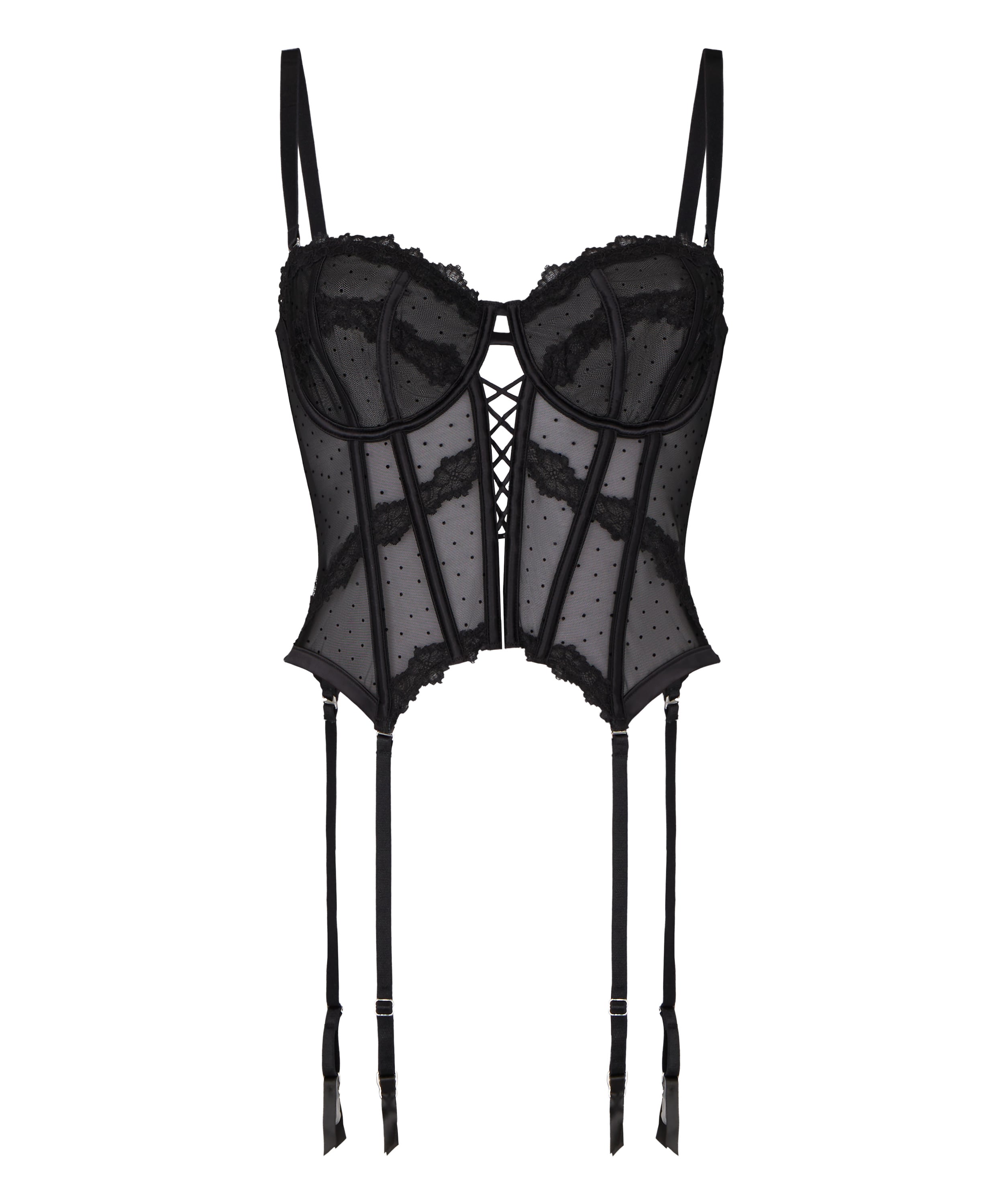 Bustier Kat, Black, main