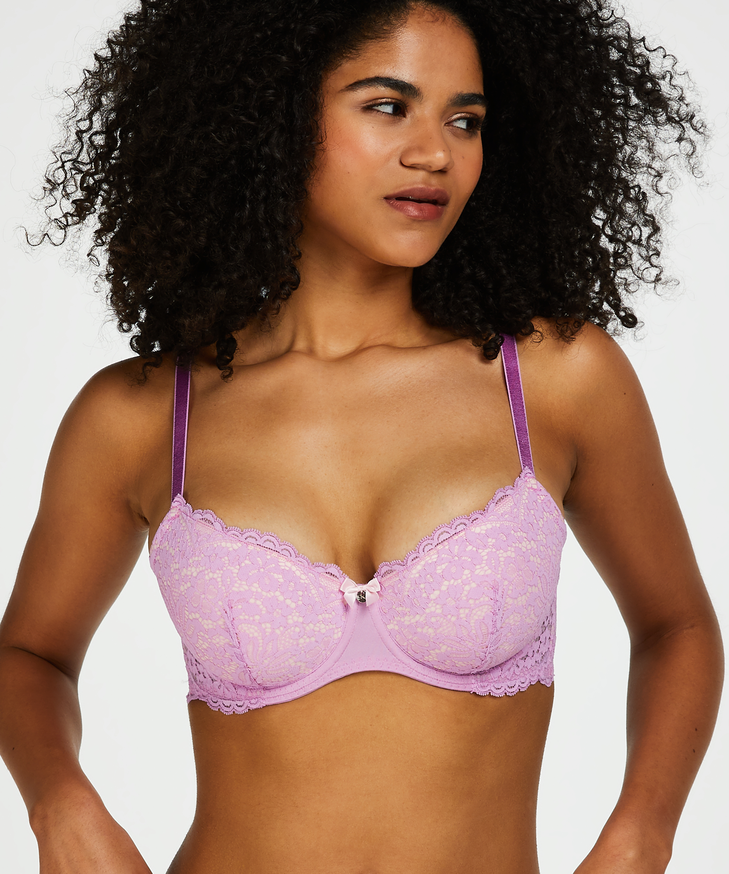 Marina Padded Underwired Bra, Pink, main