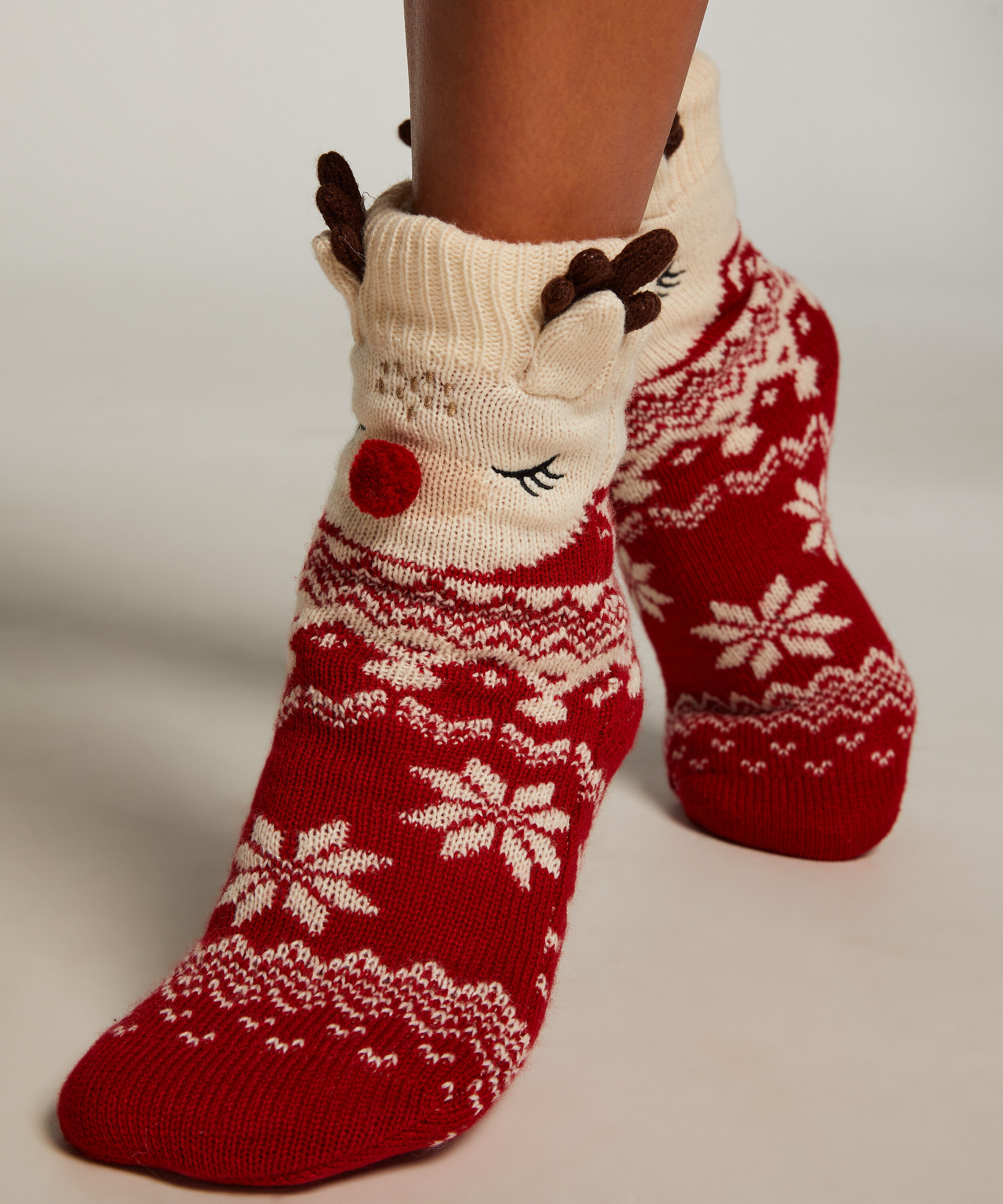 Boot Socks, Red