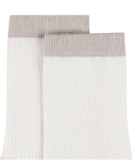 Modal Crew Socks, White