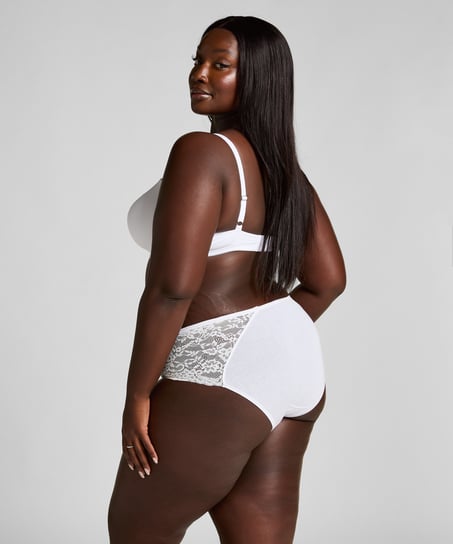 Superslip Midi Lace, White