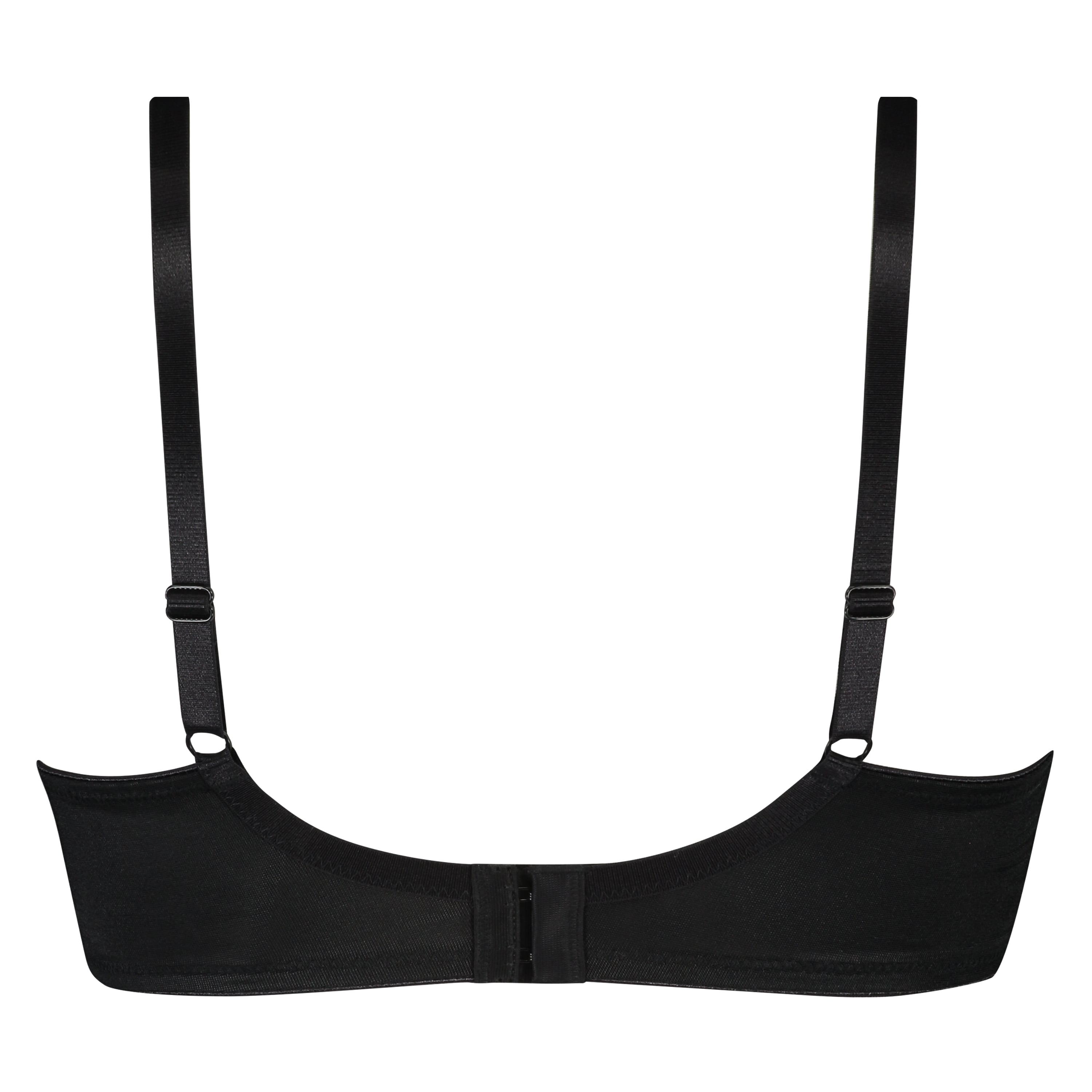 Nina Non-Padded Underwired Minimizer Bra, Black, main