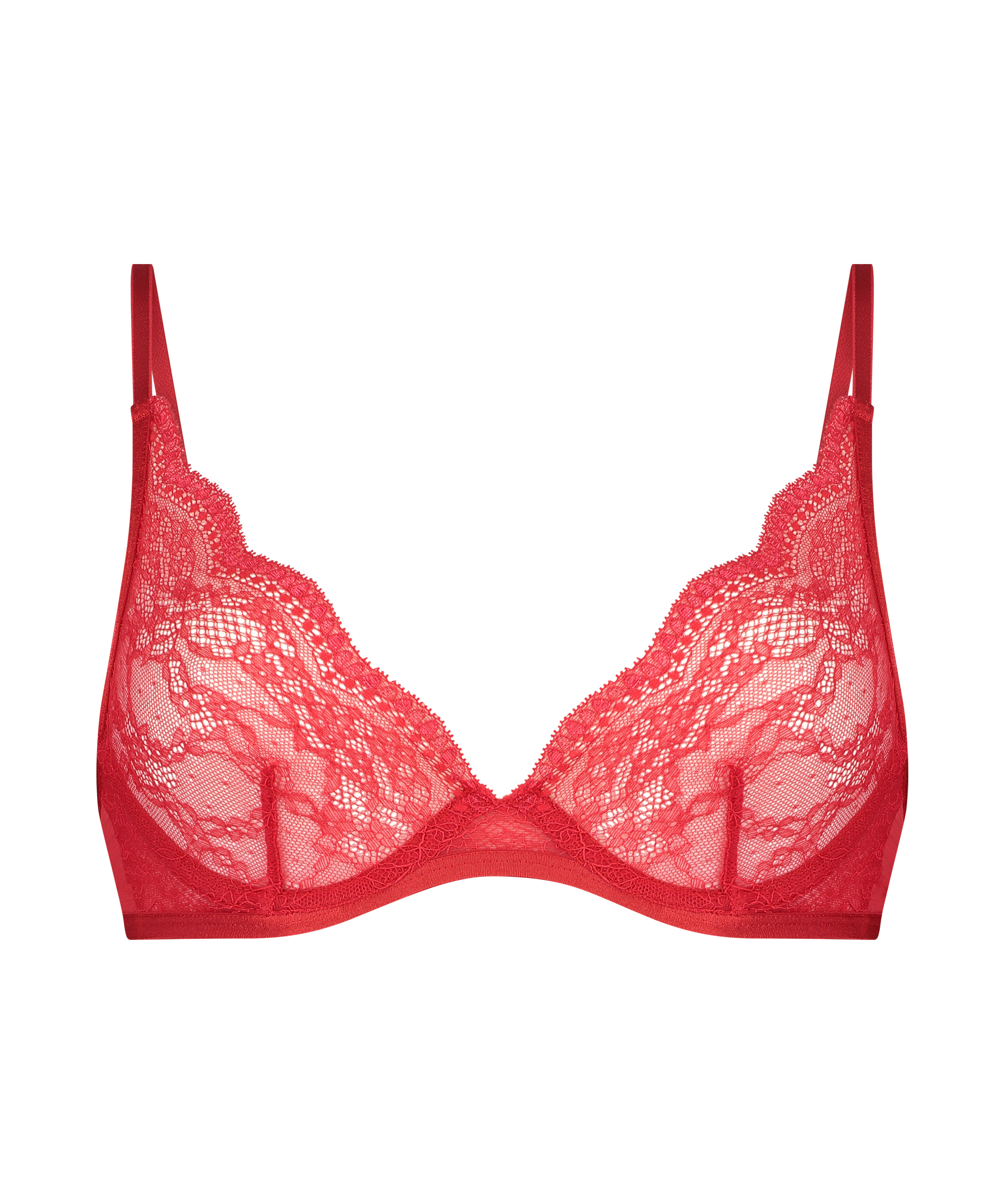 Isabelle Non-Padded Underwired Bra, Red, main