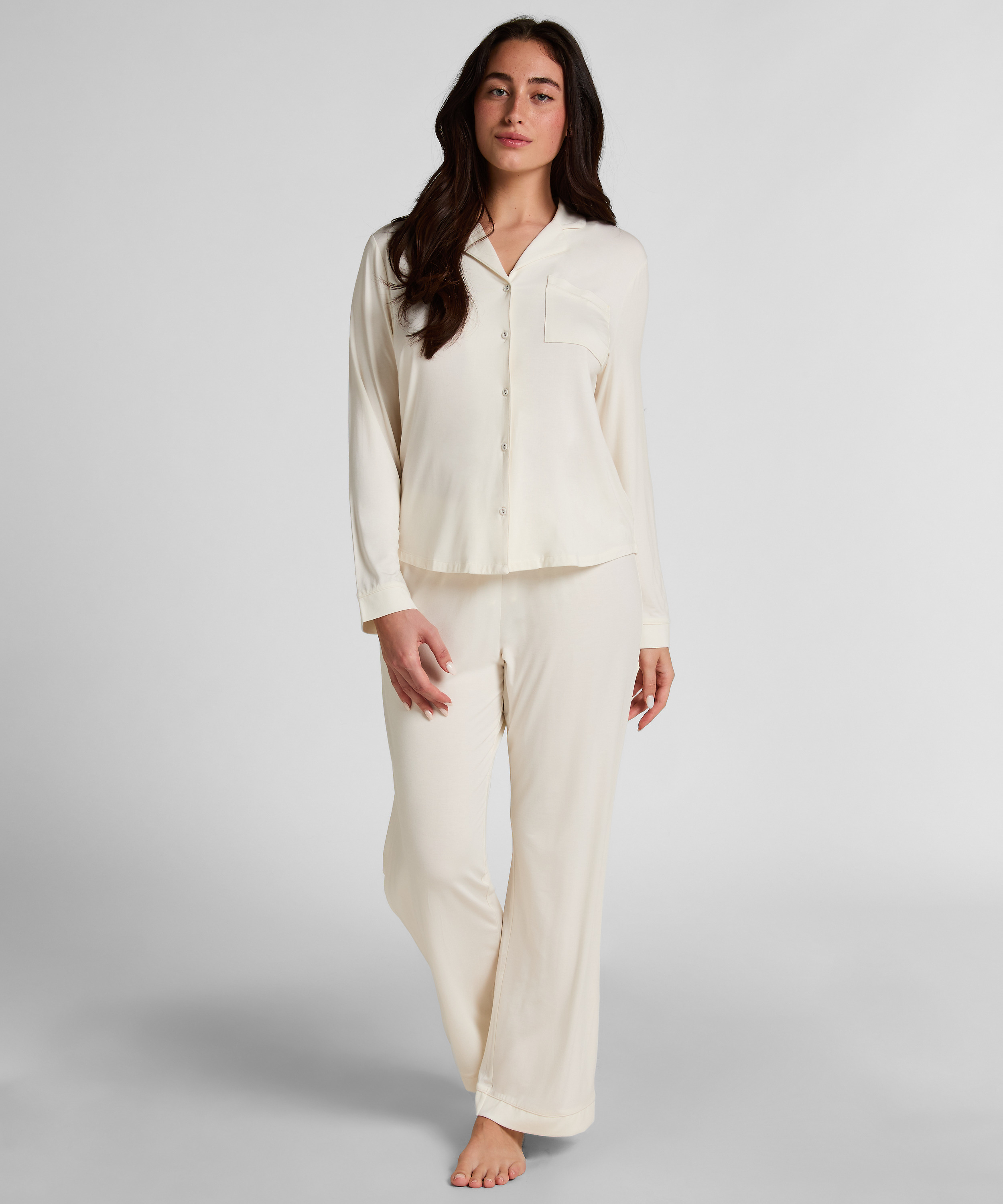 Essential Jersey Pants, White, main