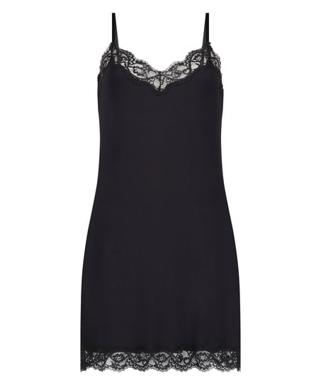 Nova Jersey Slip Dress, Black