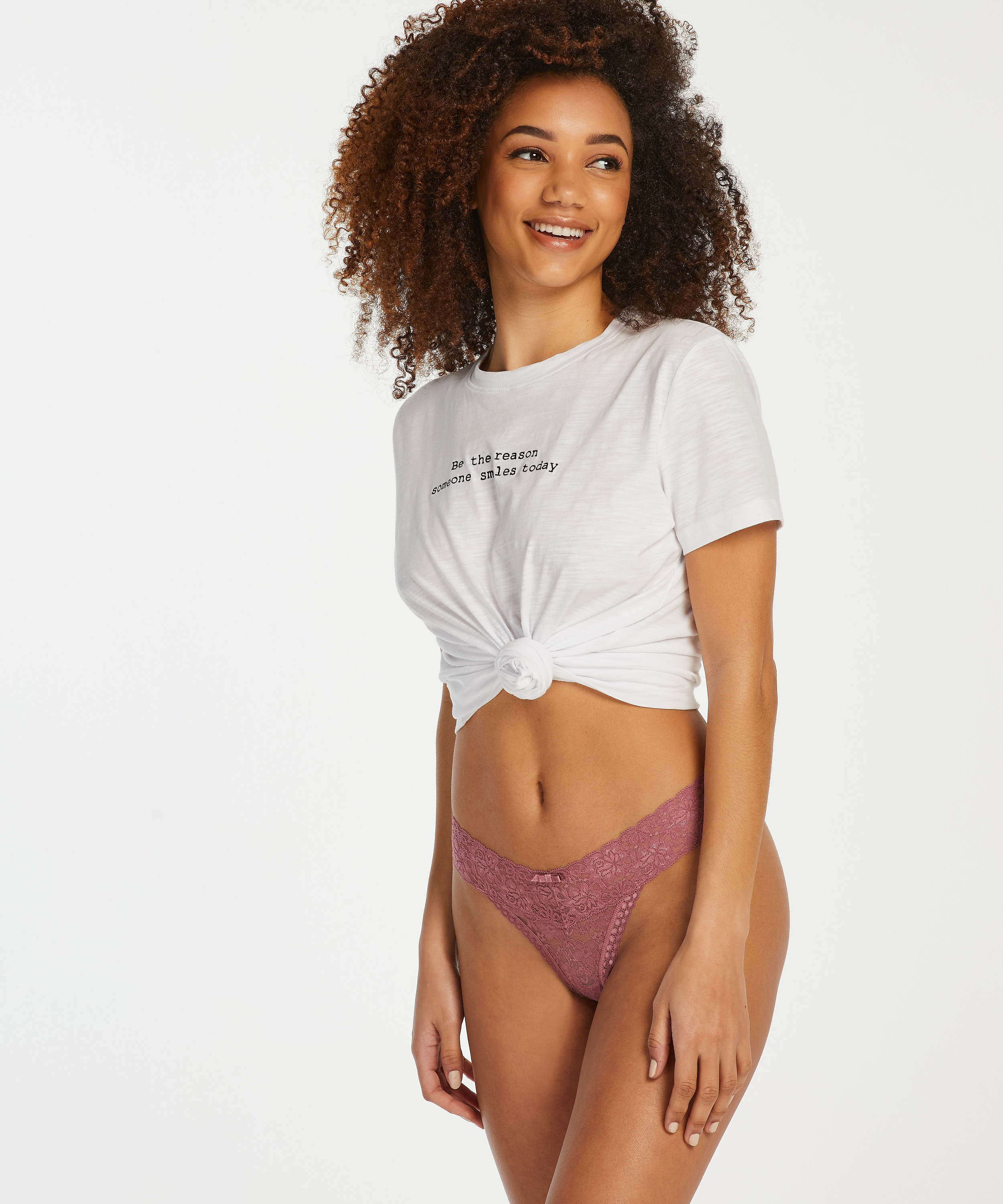 Extra Low V-Thong, Purple, main