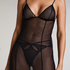 Maxime Slip dress, Black