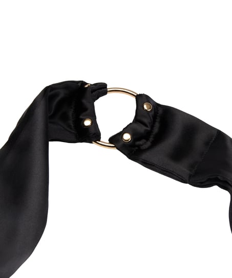 Satin Wrist Ties, Black