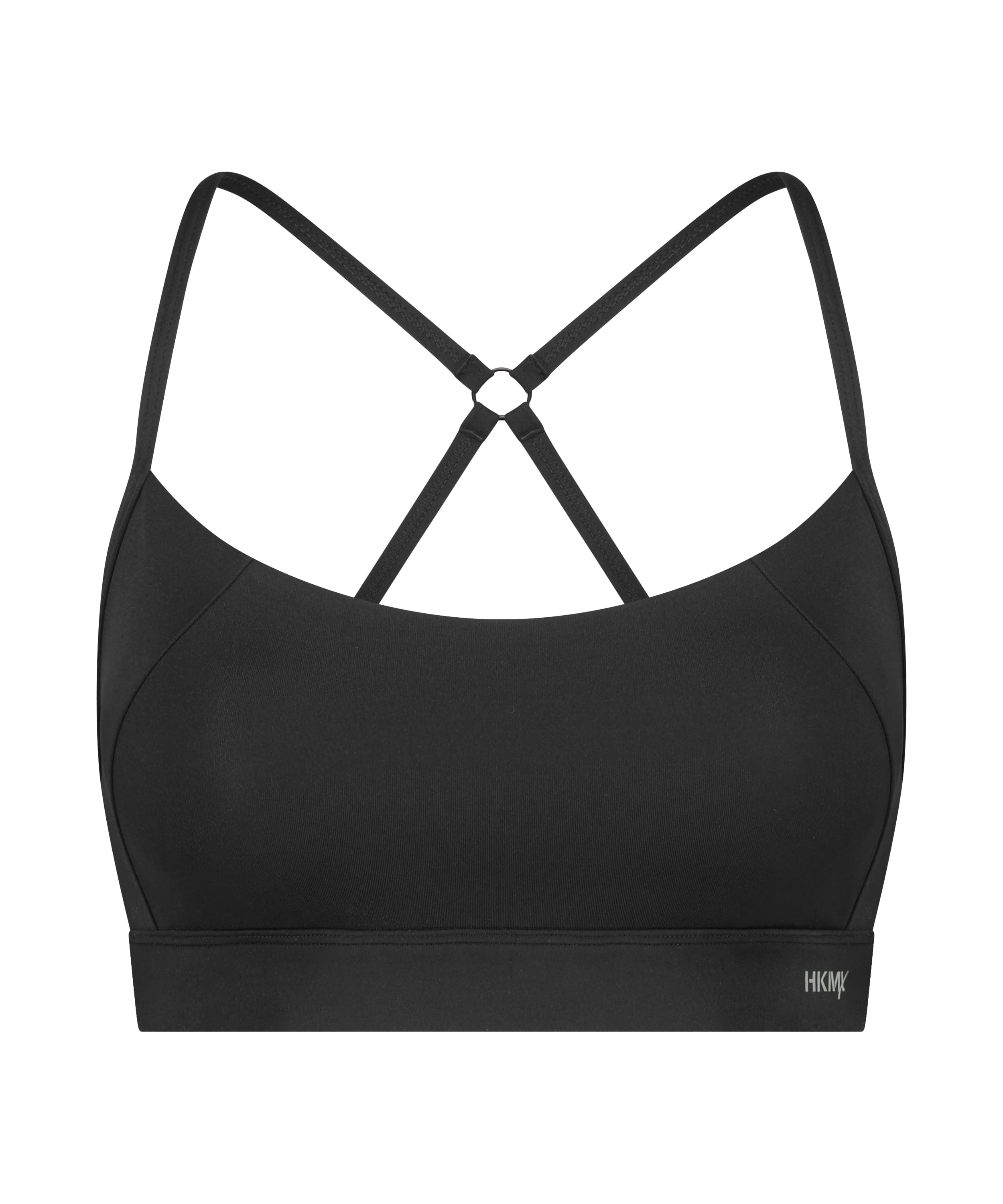 HKMX The Nadi sports bra level 1, Black, main