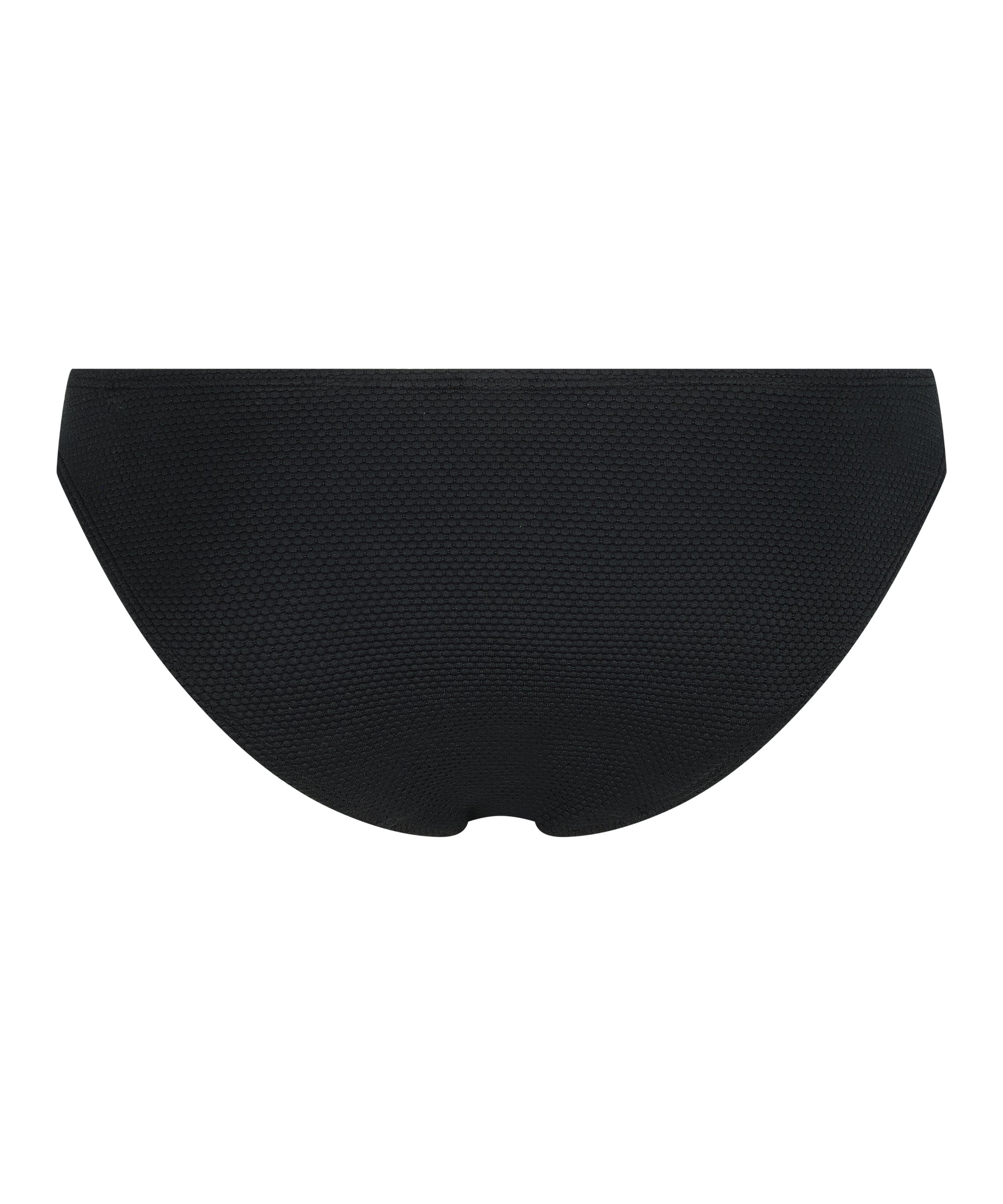 Scallop Rio Bikini Bottoms, Black, main