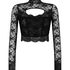 Lou  Bralette, Black
