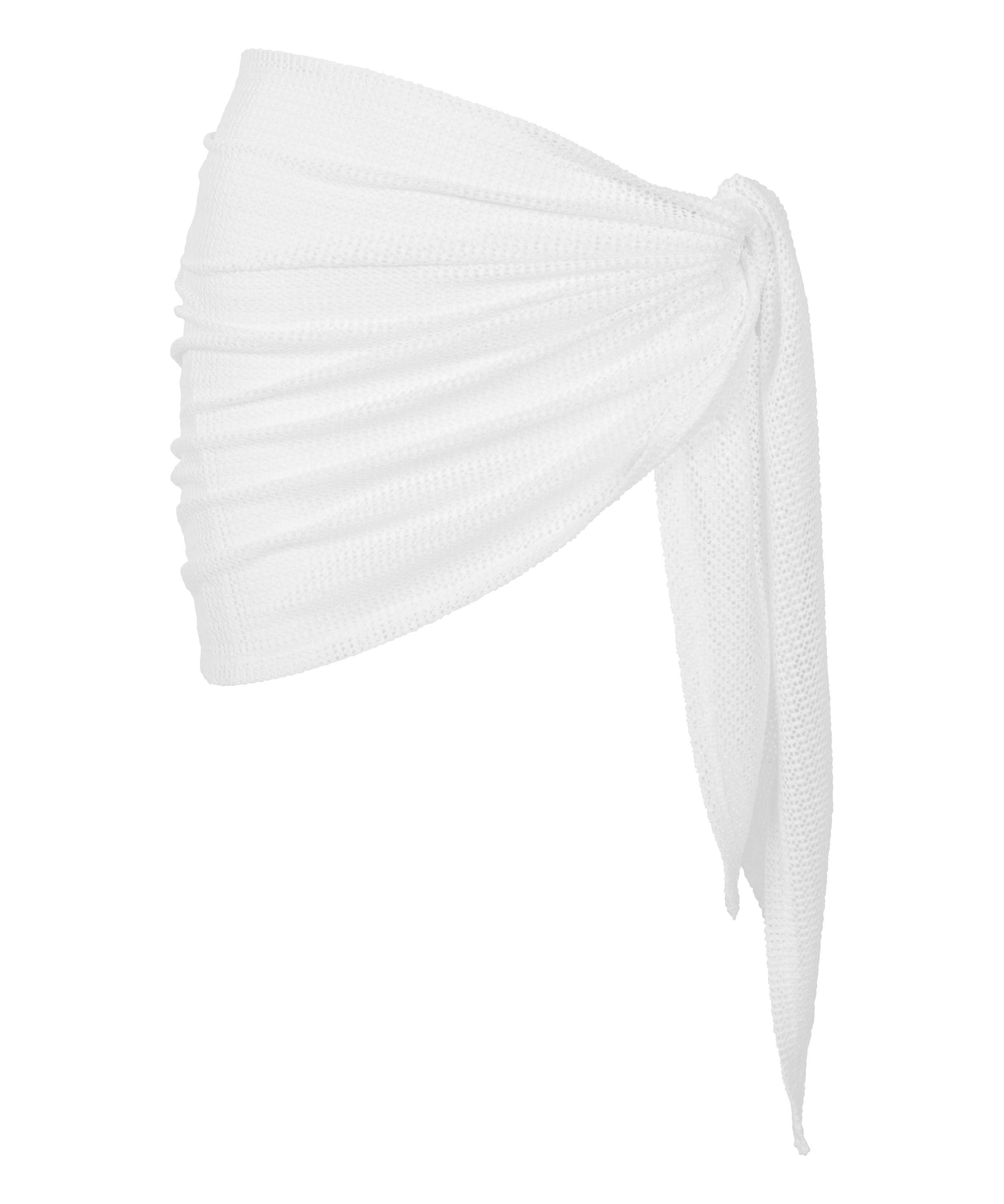 Beach Knit Pareo, White, main
