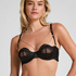 Half-Padded Cup Underwired Bra Belladonna, Black