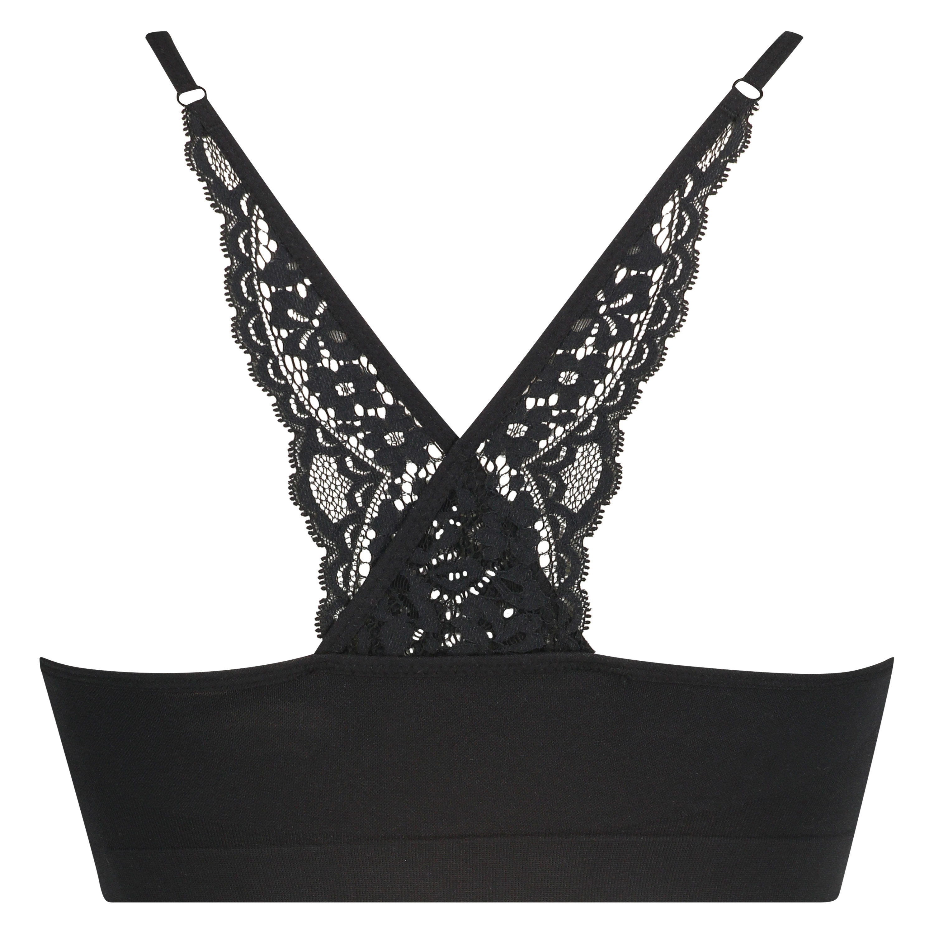 Marineseamless bralette, Black, main