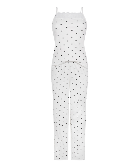 Pyjama Set Dots, White