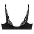 Nikki padded underwired bra, Black