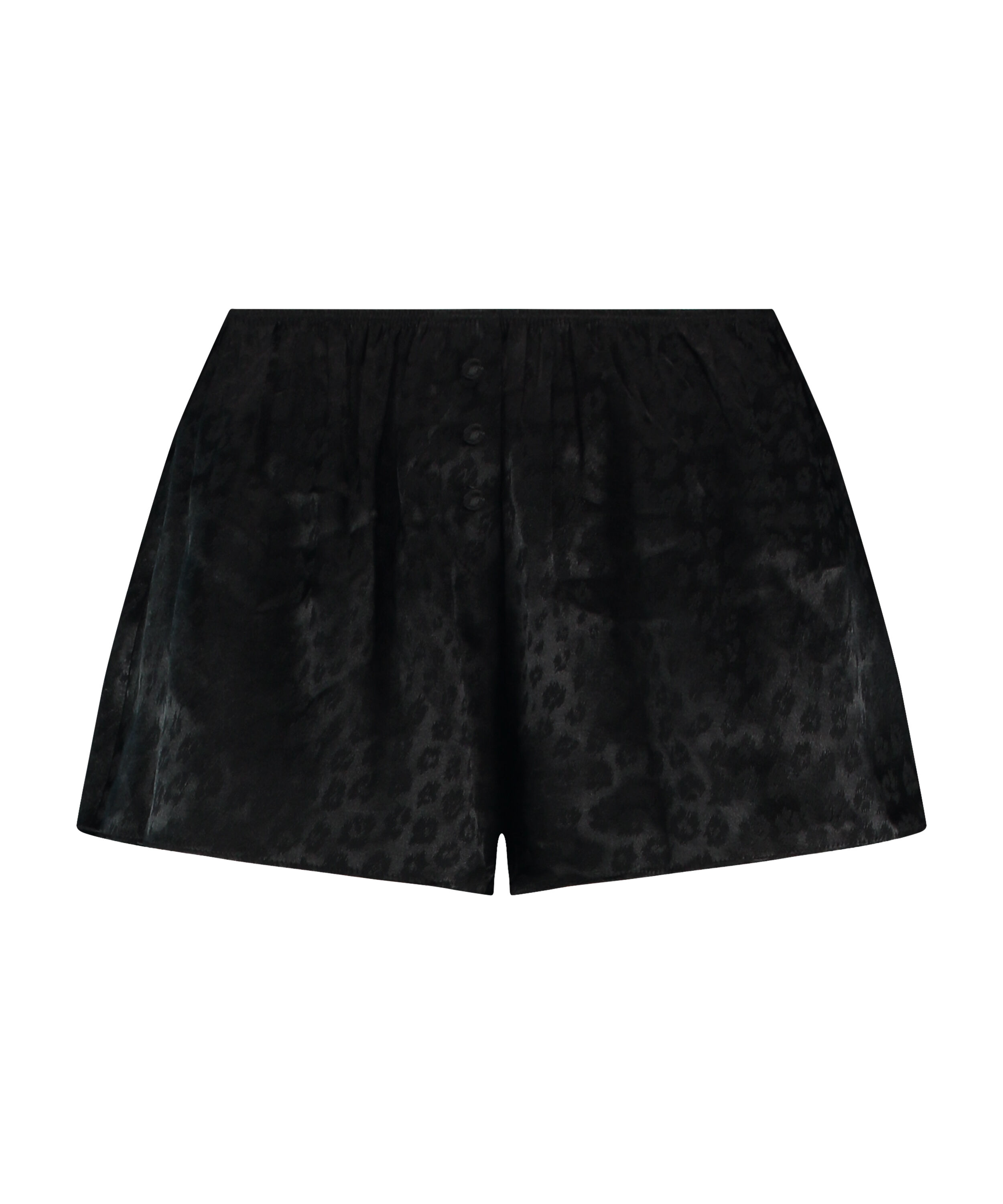 Leopard Shorts, Black