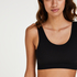 Seamless bralette, Black