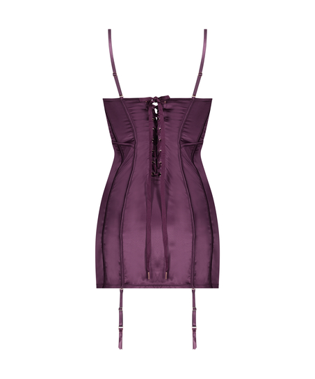 Demi Slip Dress, Purple