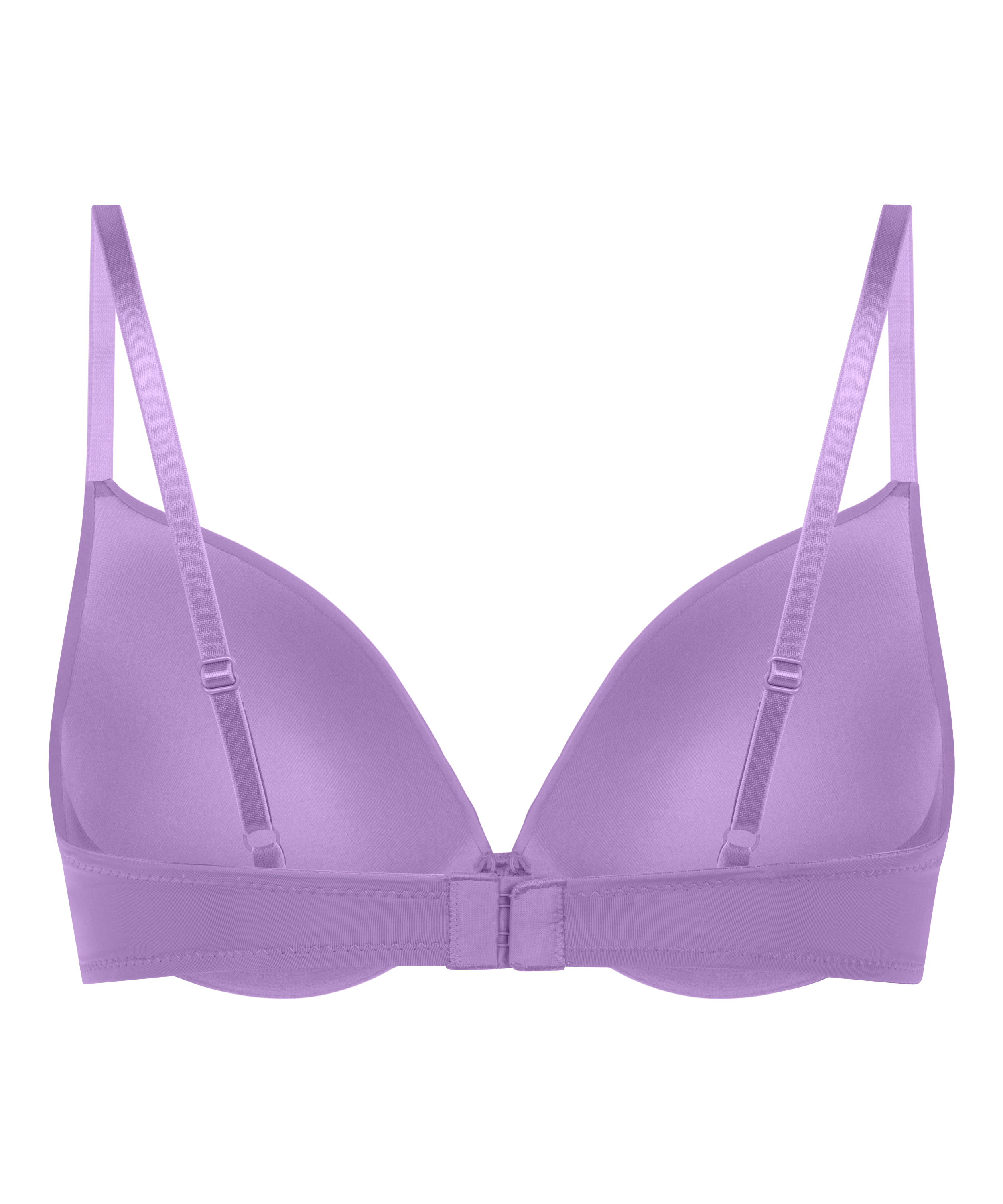 Plunge Padded Underwired Bra, Purple, main