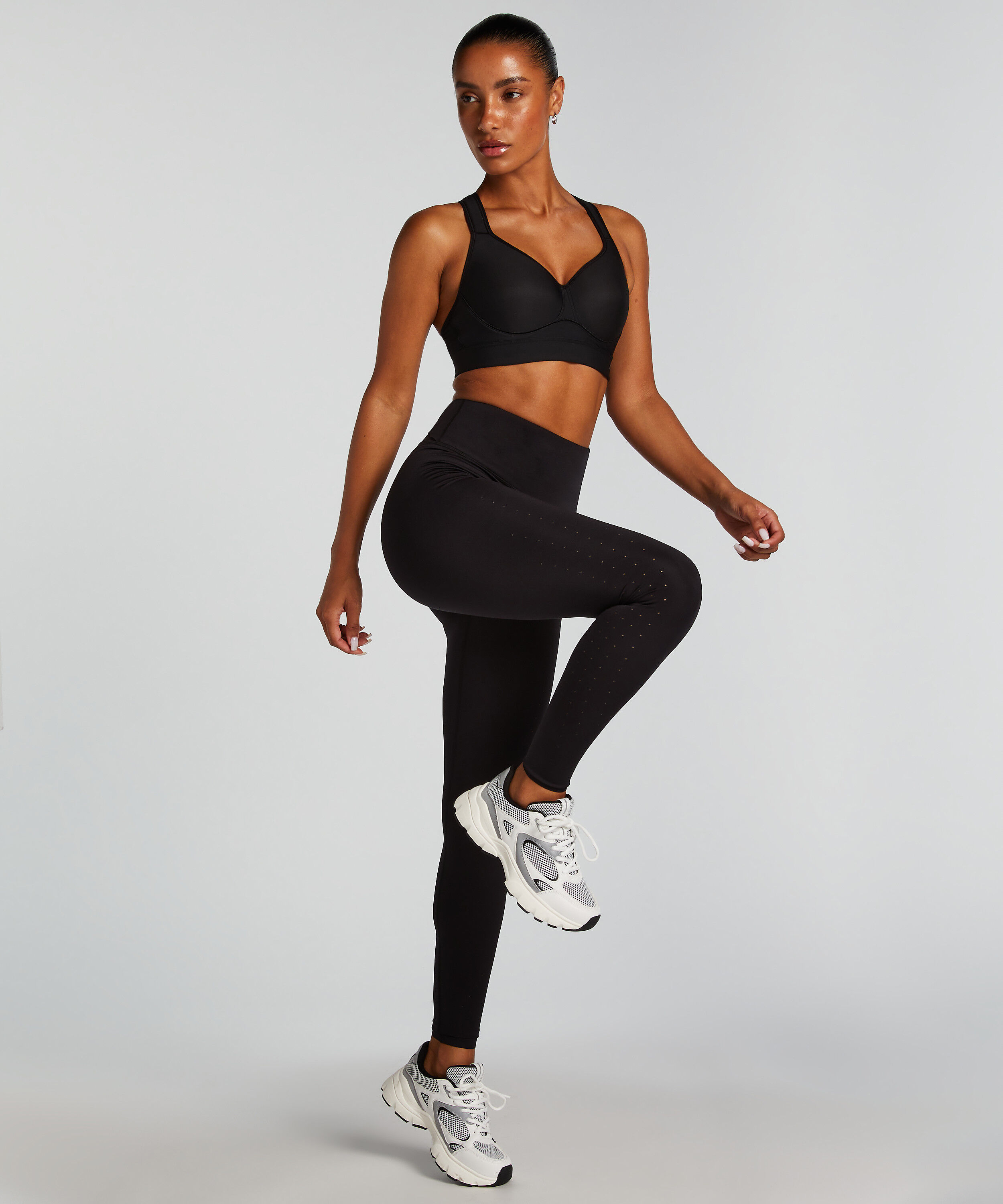 HKMX Performance Sport Leggings, Black