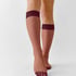 Sheer Socks Back Seam, Purple