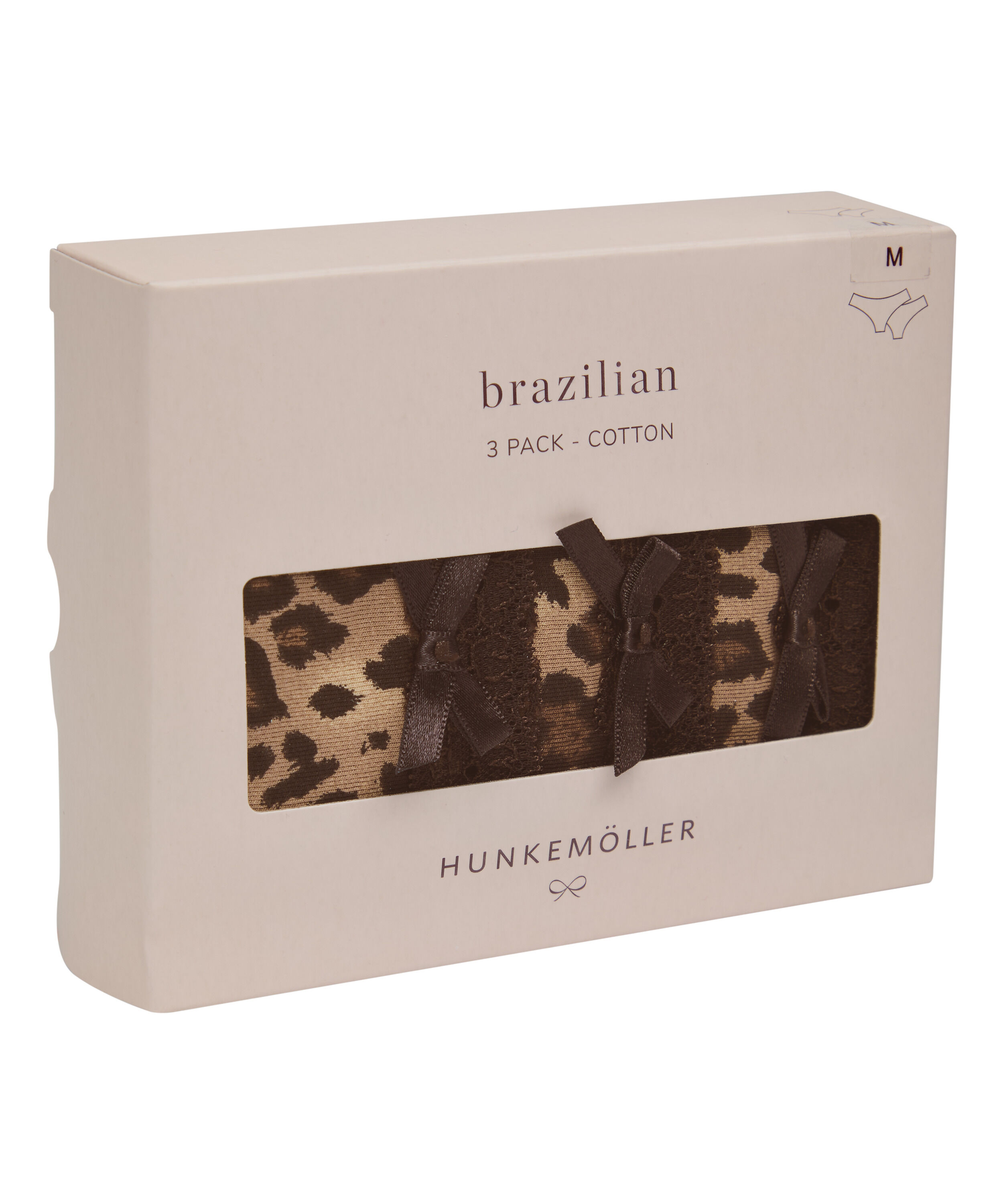 Multipack Cotton Brazilian, Brown