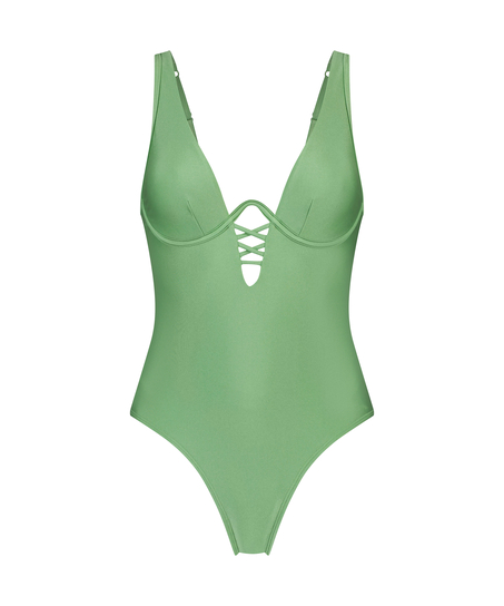 Mauritius high swimsuit, Green