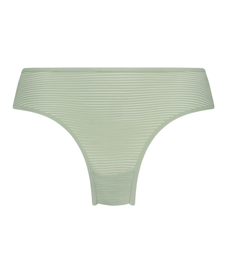 Invisible Brazilian Stripe mesh, Green