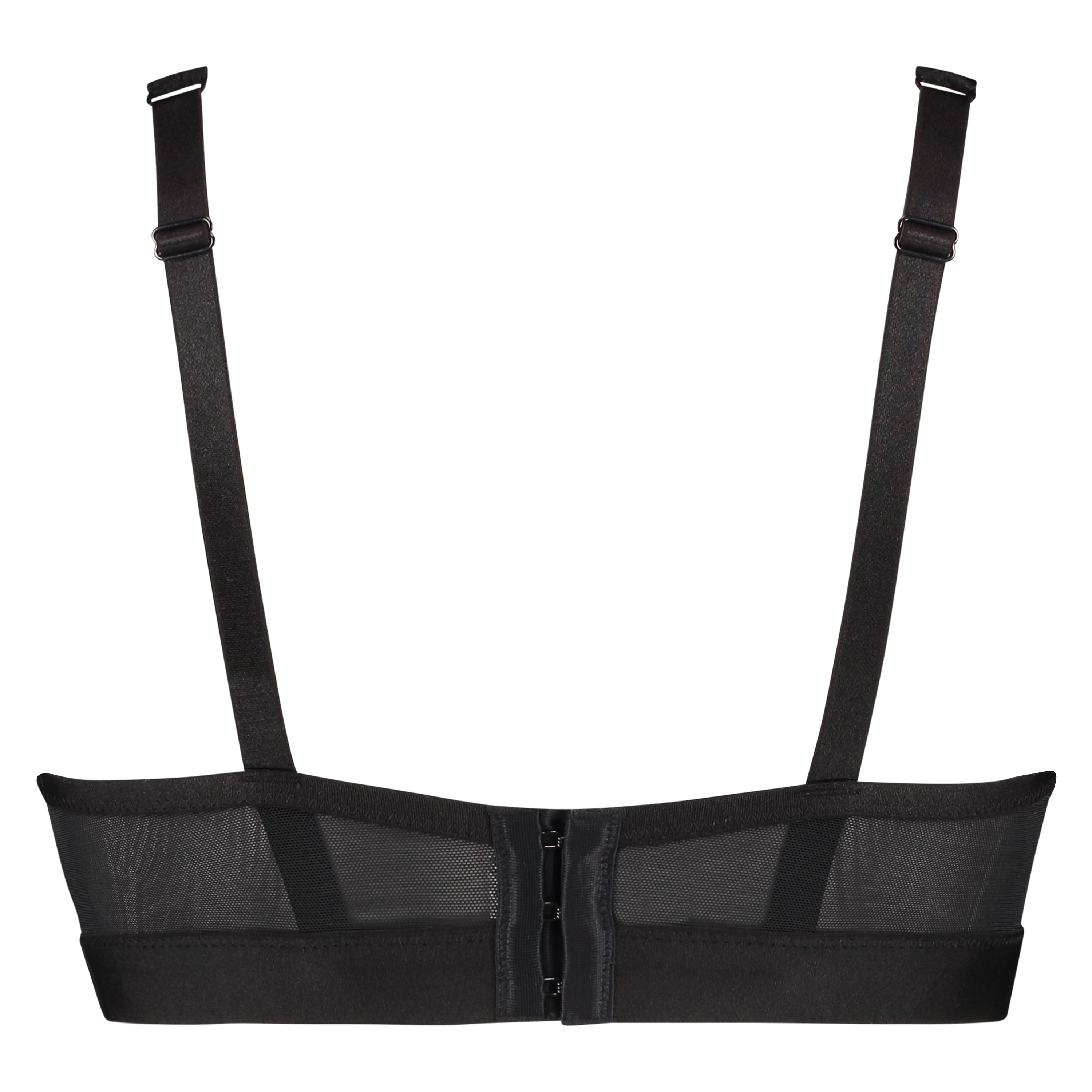 Amelia non-padded underwired bra, Black, main