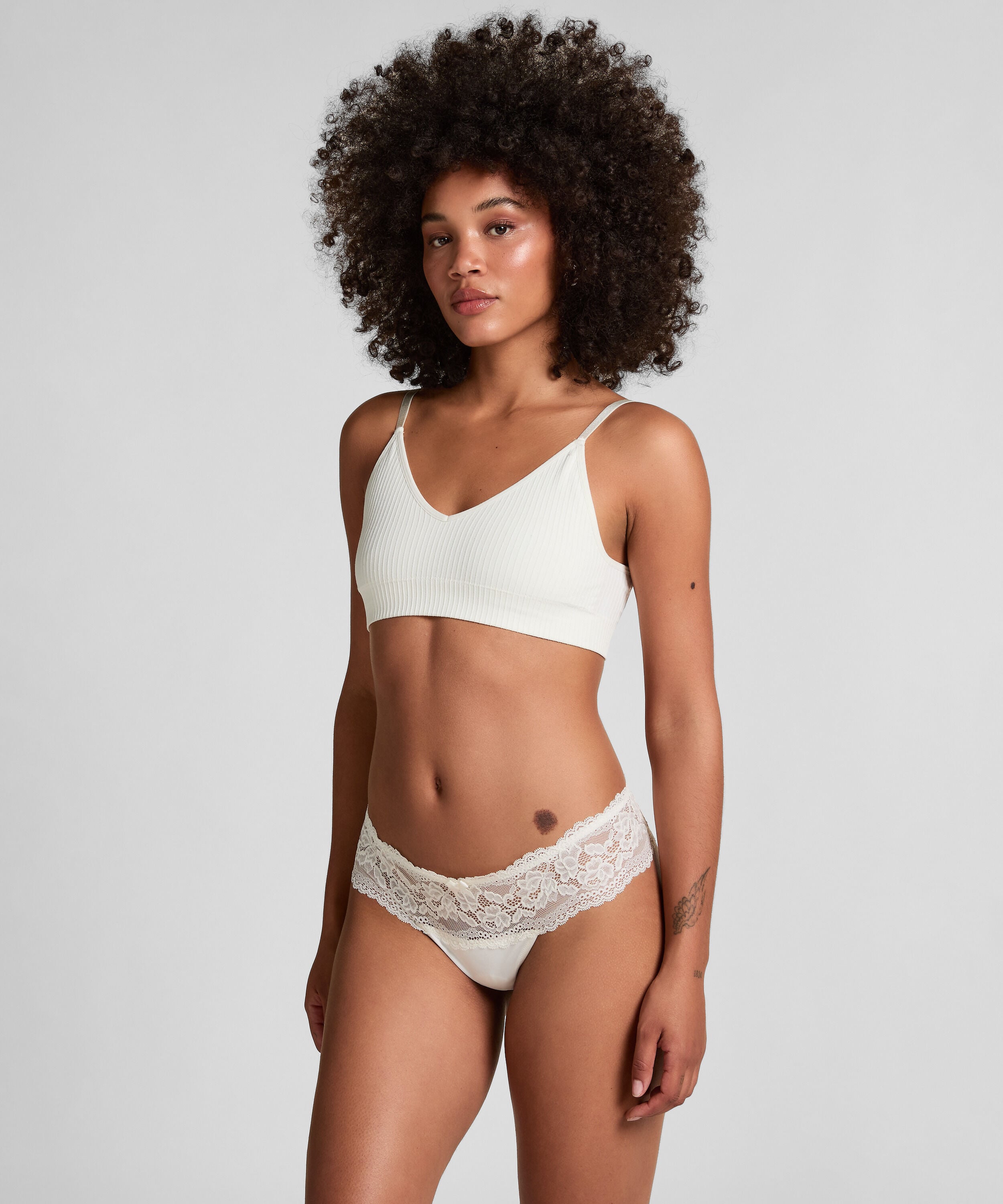 Florence Thong Boxers, White