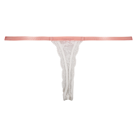 Thong lace, White