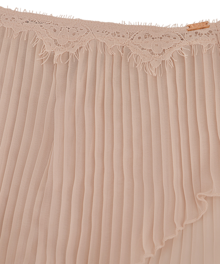 Chiffon Plisse Cami Set, Pink