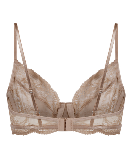 Isabelle Non-Padded Underwired Bra, Brown