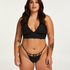 Rose Bralette, Black