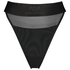 High-cut Thong Flexing, Black