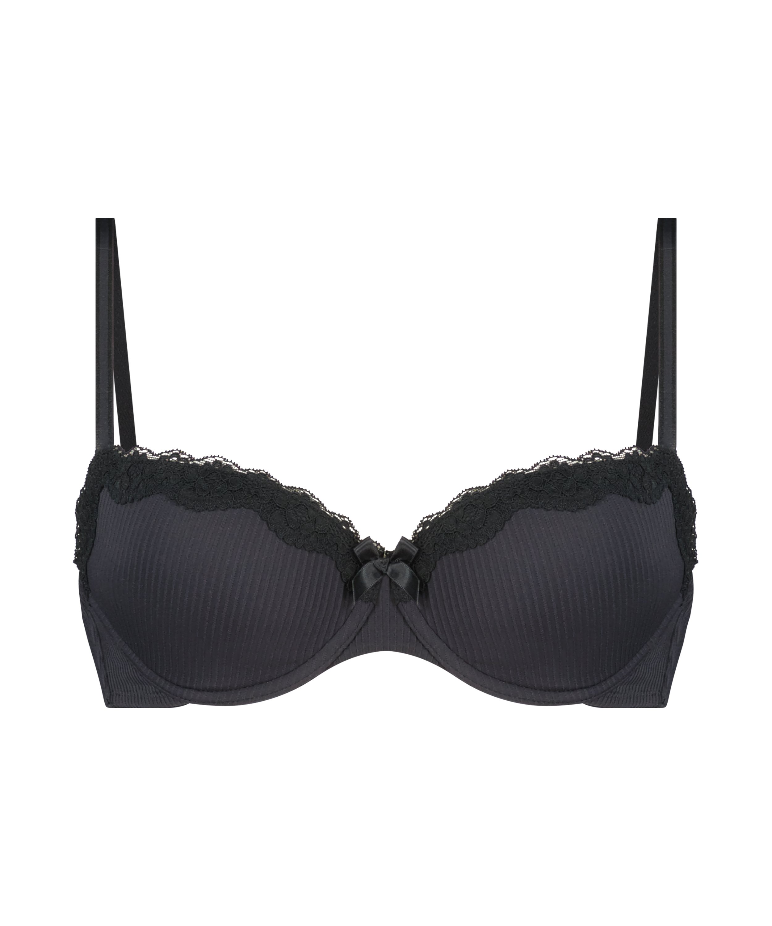 Lola Padded Underwired Bra, Black, main