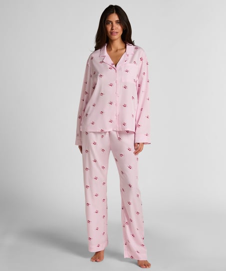 Jacket Woven Cherry, Pink