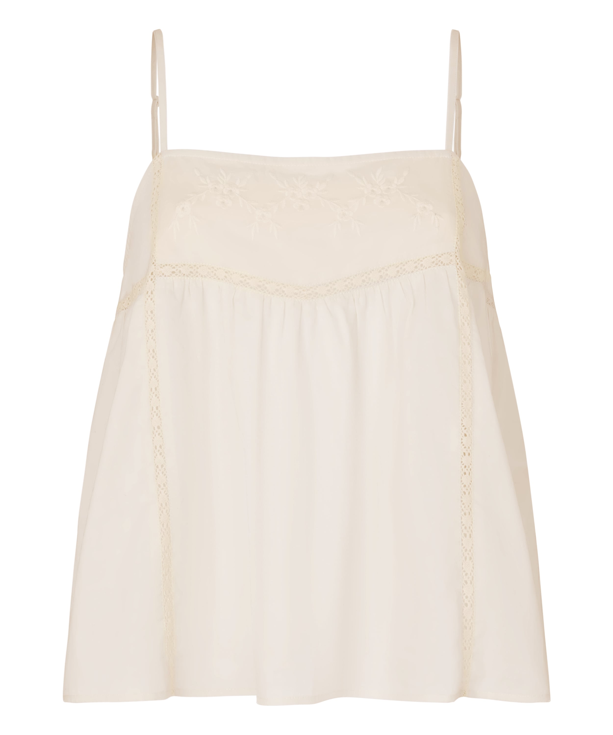 Pyjama Cami, White, main