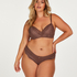 Bessie Padded Non-Wired Bra, Brown
