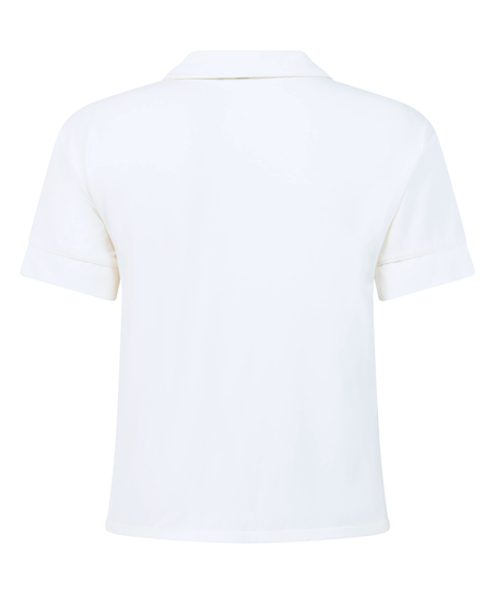Essential Jersey Short-Sleeved Jacket, White