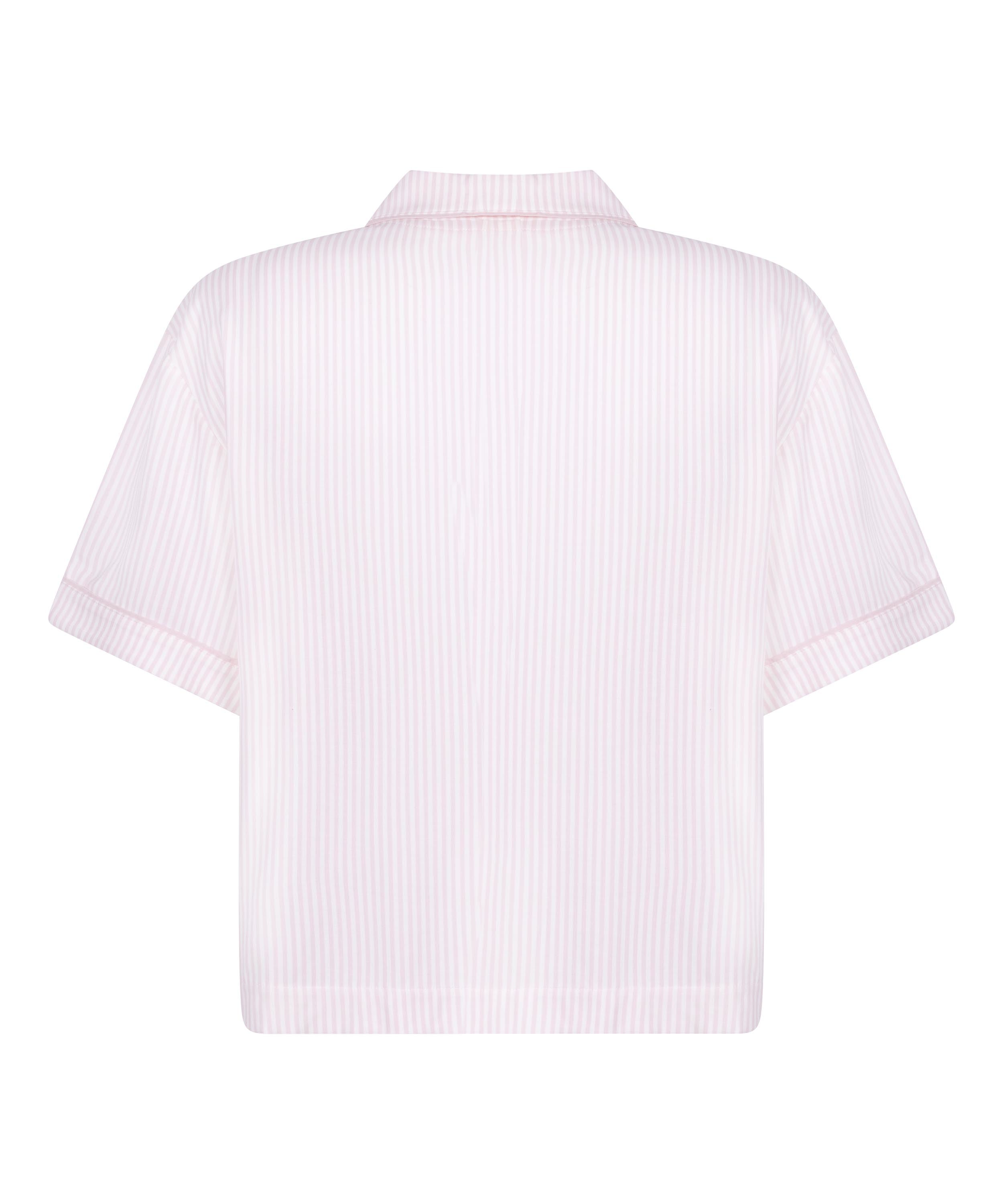 Pyjama short sleeve jacket, Pink, main