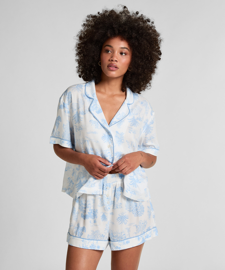 Short Woven, Blue