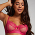 Honey Non-Padded Underwired Bra, Pink