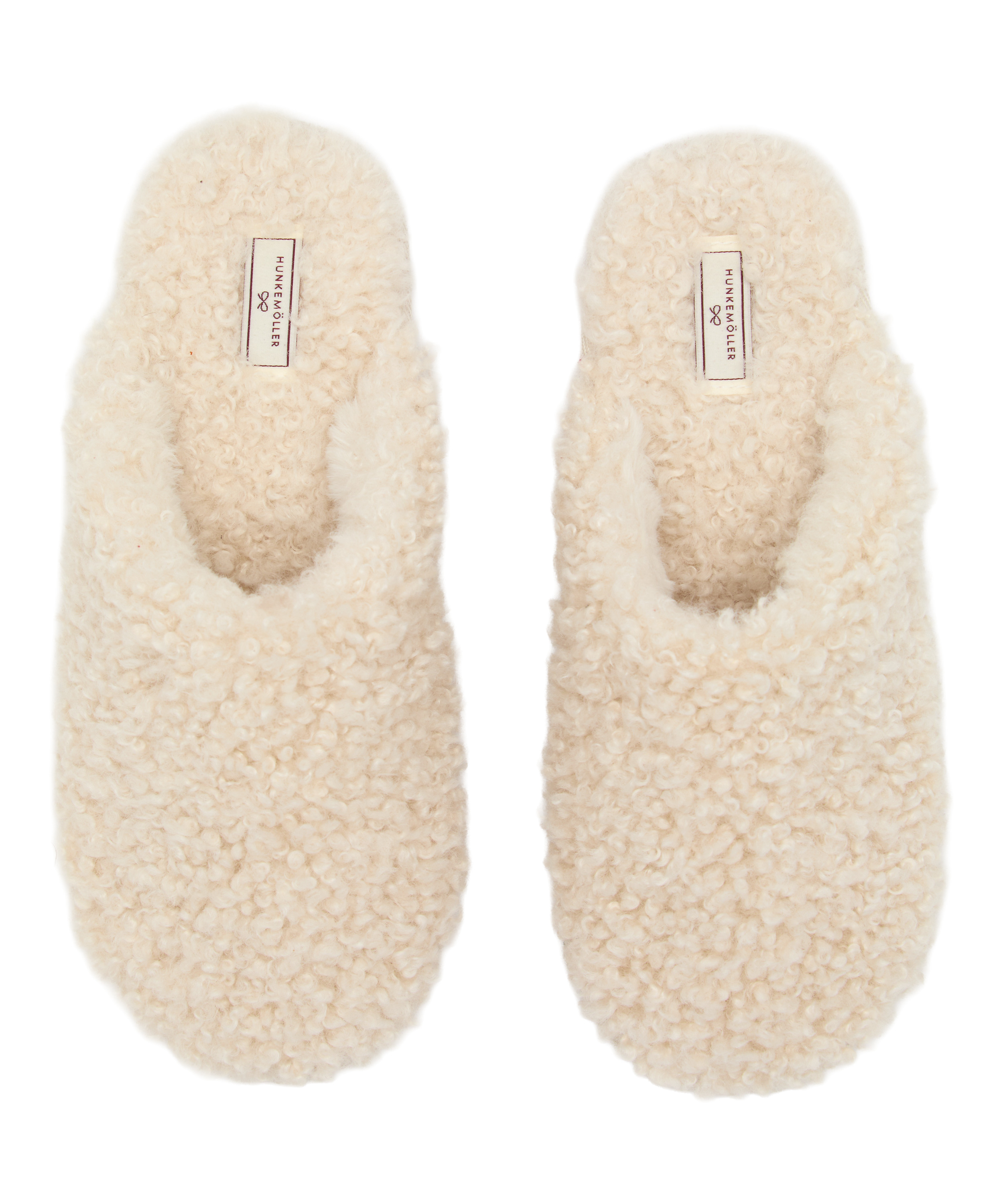 Slipper Curly Fur, White, main