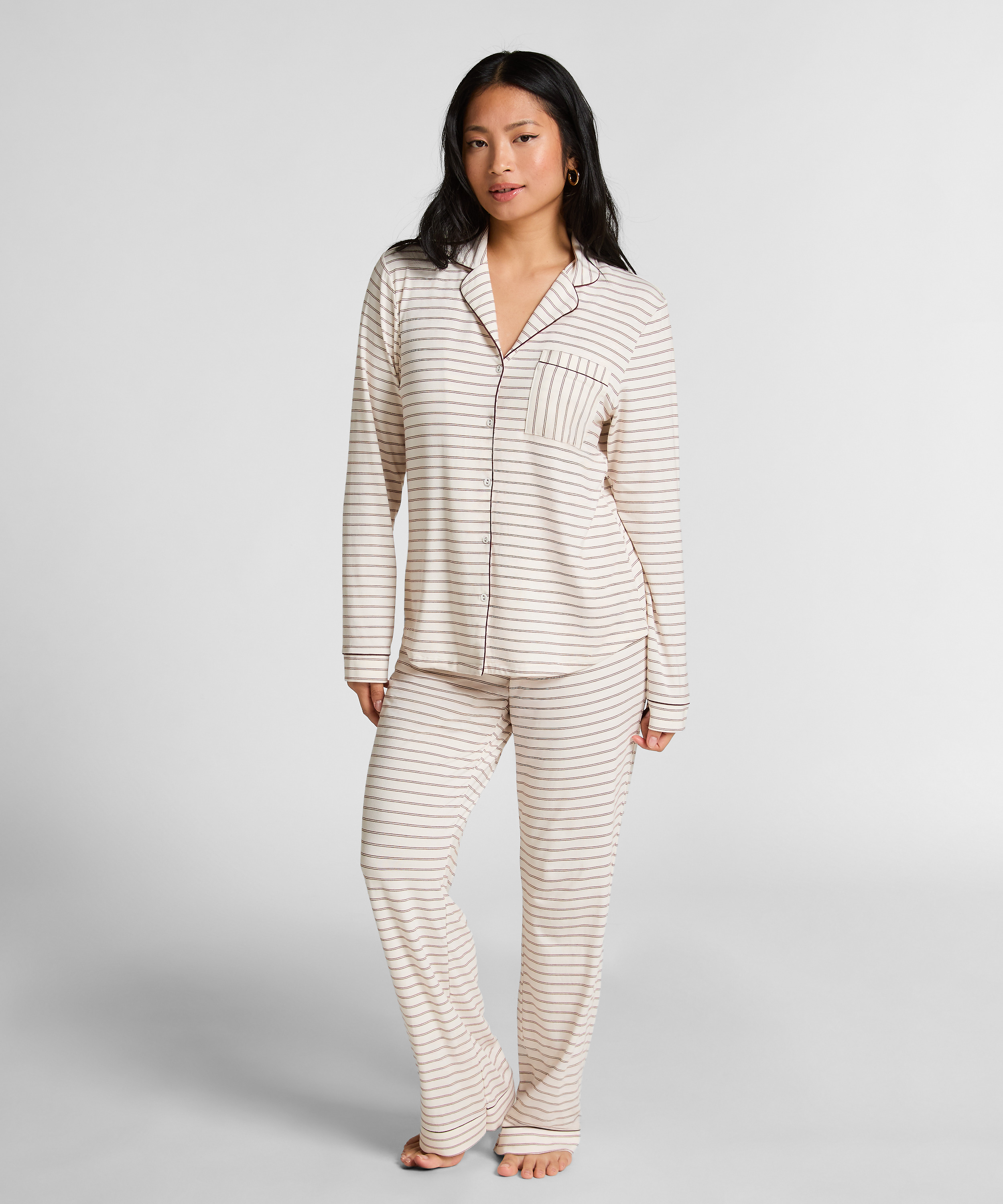 Essential Jersey Long-Sleeved Jacket, White, main